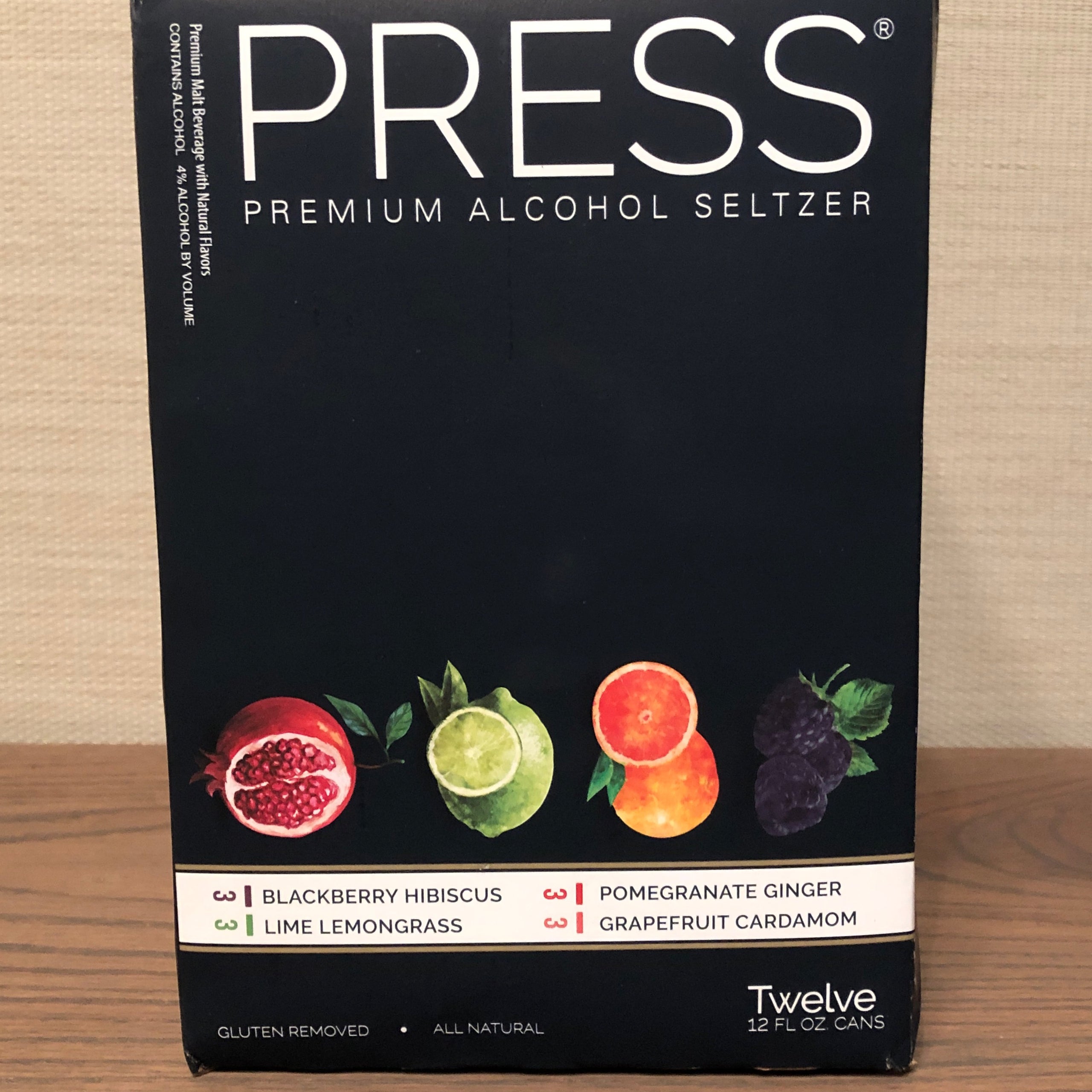 PRESS Premium Alcohol Seltzer